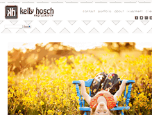 Tablet Screenshot of kellyhoschphotography.com